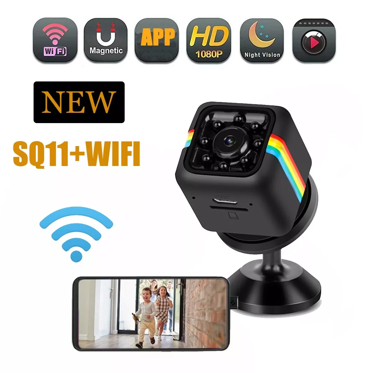 

Mini Camera HD 1080P Night Vision Camcorder Wireless DVR Micro Camera Sport DV Video Ultra Small Cam wireless SQ11