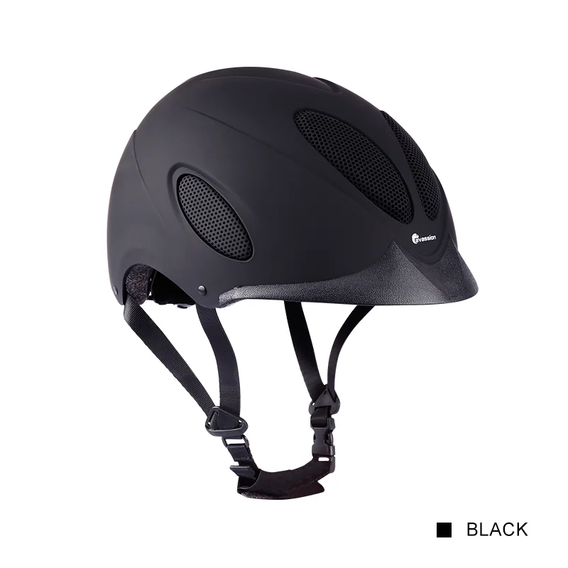 Equestrian Helmet Unisex 54-6Classic frosting Horse Riding Helmet Horse Equipment Cycling Helmet Protection Cap