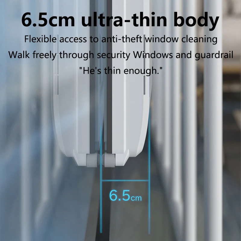 6 5 см ультратонкий робот для мытья окон 3000 Па сильная адсорбционная способность