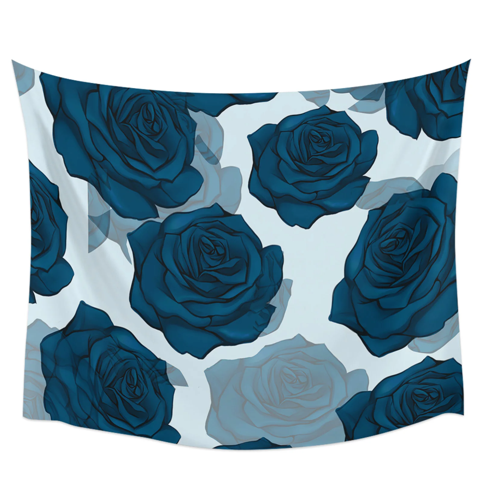 

Настенный гобелен с рисунком розы, праздничное украшение на стену, подвесной тканевый гобелен для домашнего декора комнаты