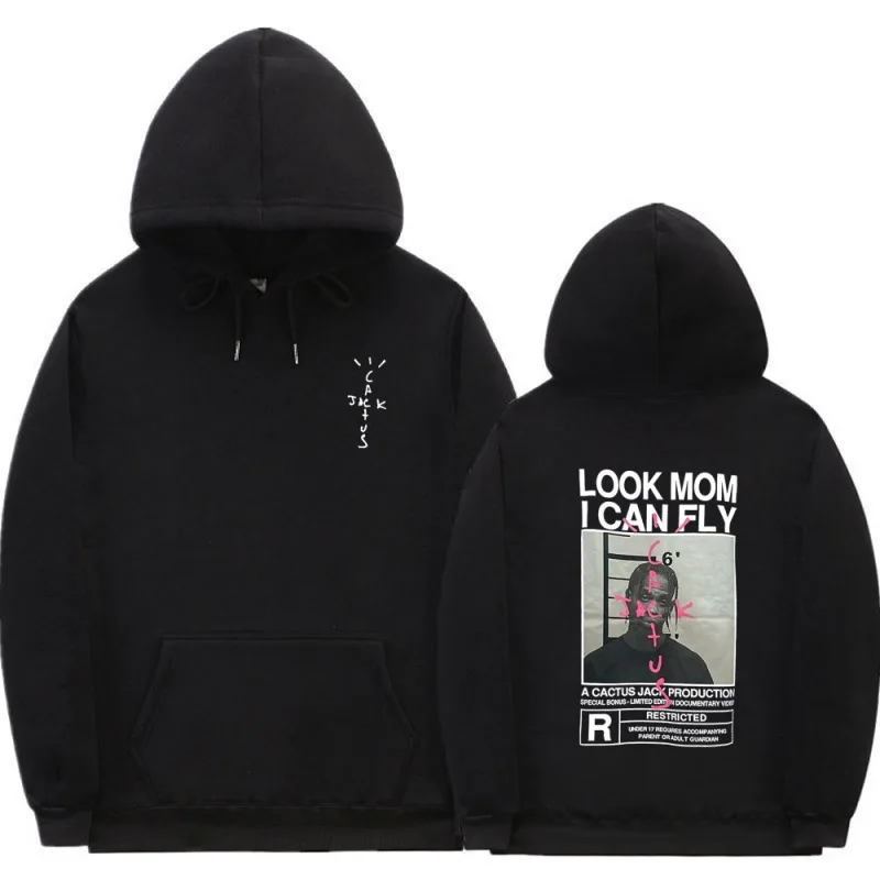 Cactus Jack Hoodie Men Women Double-sided Graphic Sweatshirt