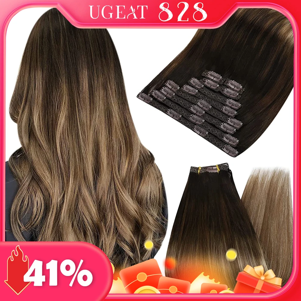 Full Head Balayage Bralizian Hair Extensions 7pcs