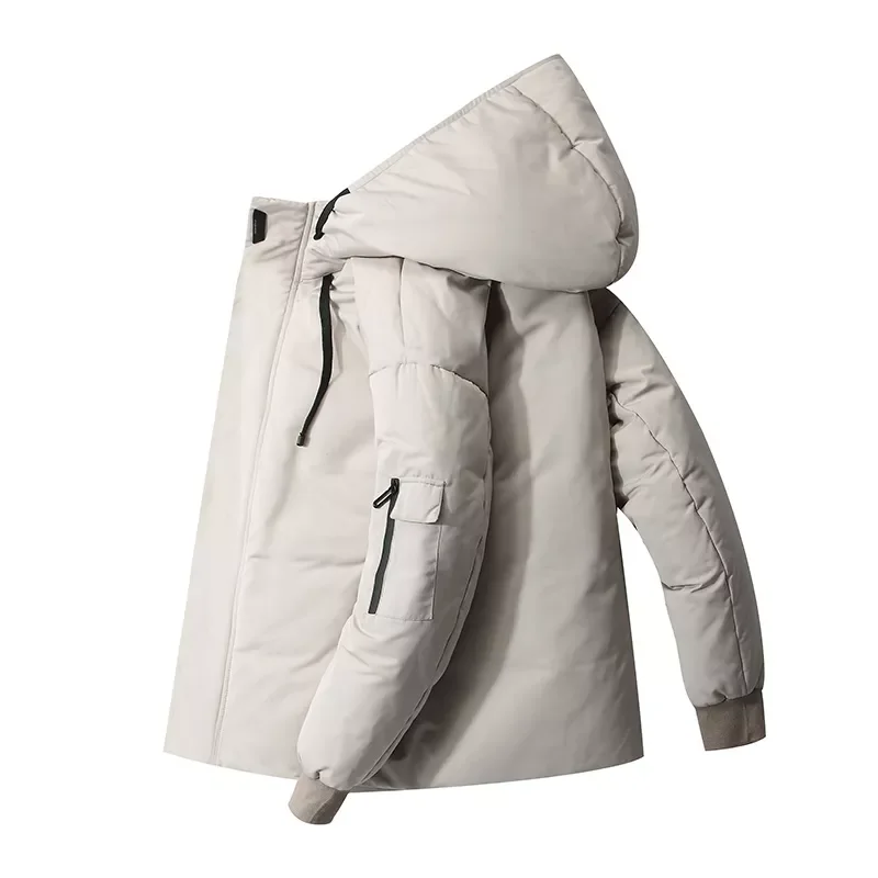 2022New Winter Warm Thick Down Jacket Men Fashion Hooded Windproof White Duck Parkas Coat Men Autumn Brand Casual Down Jacket Me