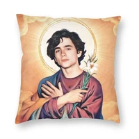 cushion cover saint timothy 40x40cm home decorative 3d print 90s tv actuator pillow for living room two sides