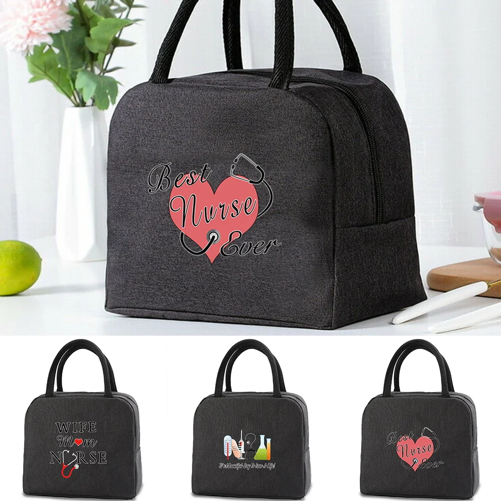

Lunch Bag for Women New Thermal Insulated Lunch Box Tote Cooler Handbag Bento Pouch Dinner Container School Food Storage Bags