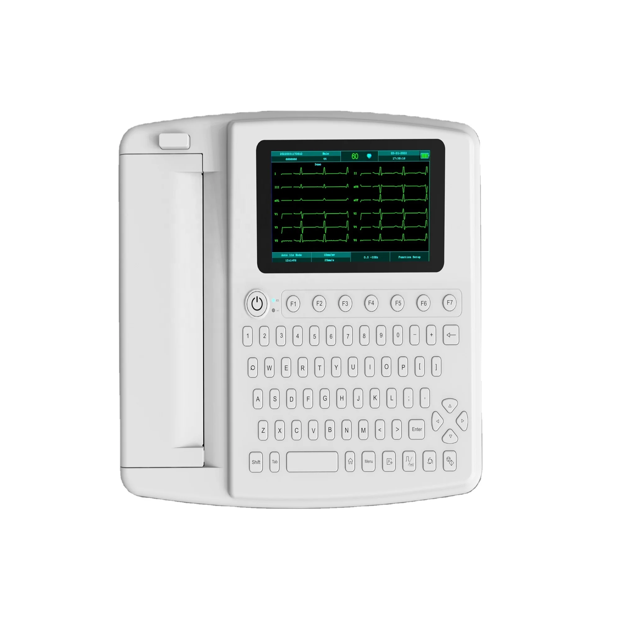 

Cheap Price12 Channel EKG Recorder Equipment Hospital Medical Device Electronic Portable Electrocardiograph Monitor ECG Machine