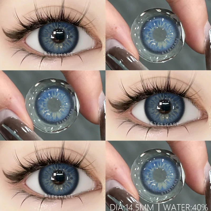 EYESHARE новые цветные контактные линзы для глаз 1 пара модных зеленых контактных