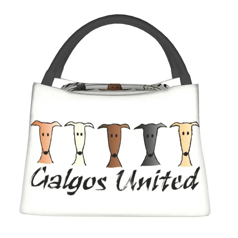 

United Greyhound обеденная сумка Galgos на заказ для мужчин и женщин, термоохладитель, изолированные Ланч-боксы для пикника, кемпинга, работы, путешествий