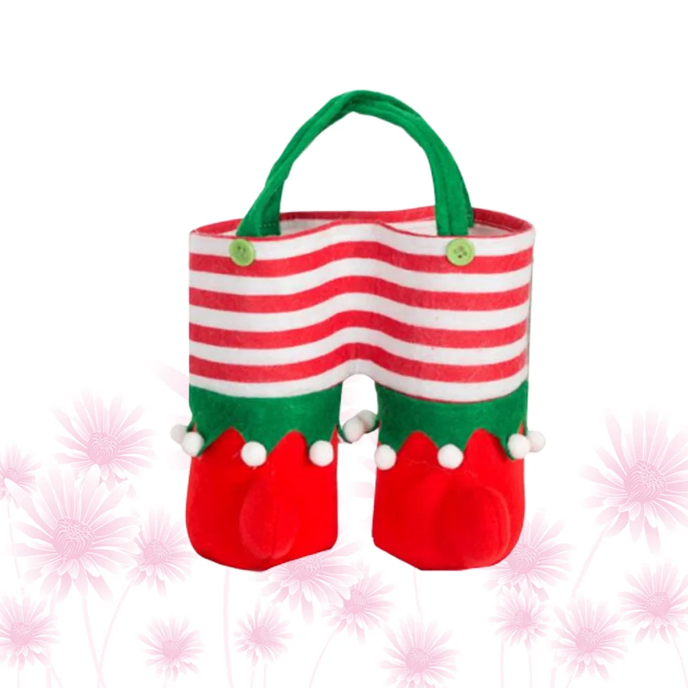 

Christmasbag Elf Santabottle Decorations Boots Travel Handlebasket Giftboot Goodie Insulated Stockings Pants Stocking Cover
