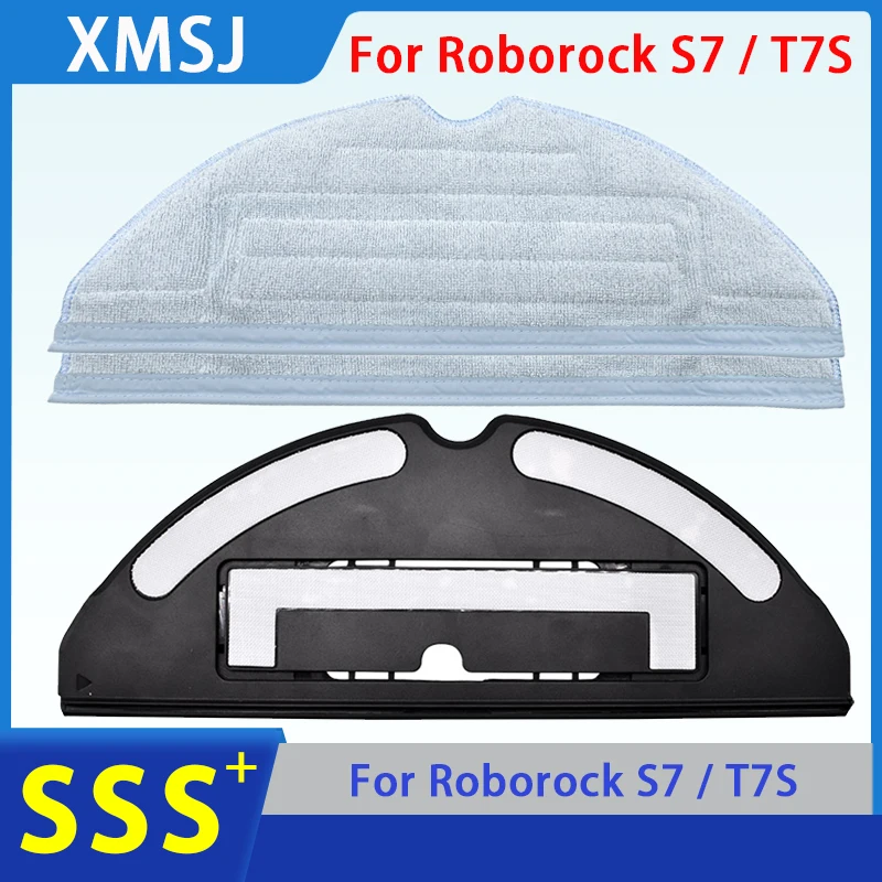 

For Xiaomi Roborock S7 mop holder accessories robot Vacuum cleaner T7S PLUS Cleaning Cloth Disposable rag replacement spare part