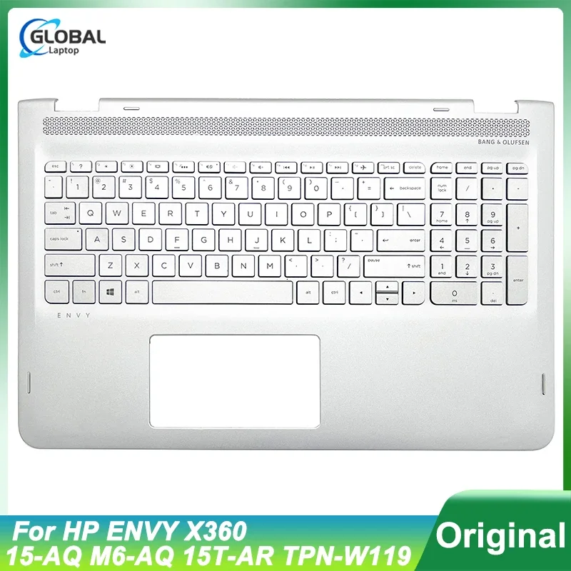 Оригинальная новая американская клавиатура для HP ENVY X360 15-AQ M6-AQ 15T-AR TPN-W119 верхняя