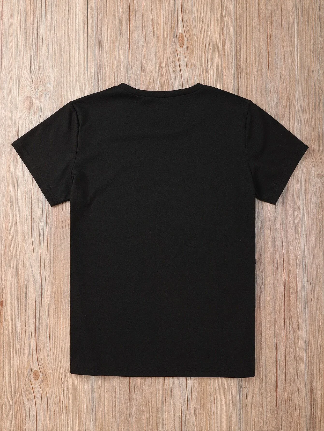 

tops Leopard & Letter Graphic Short Sleeve Tee