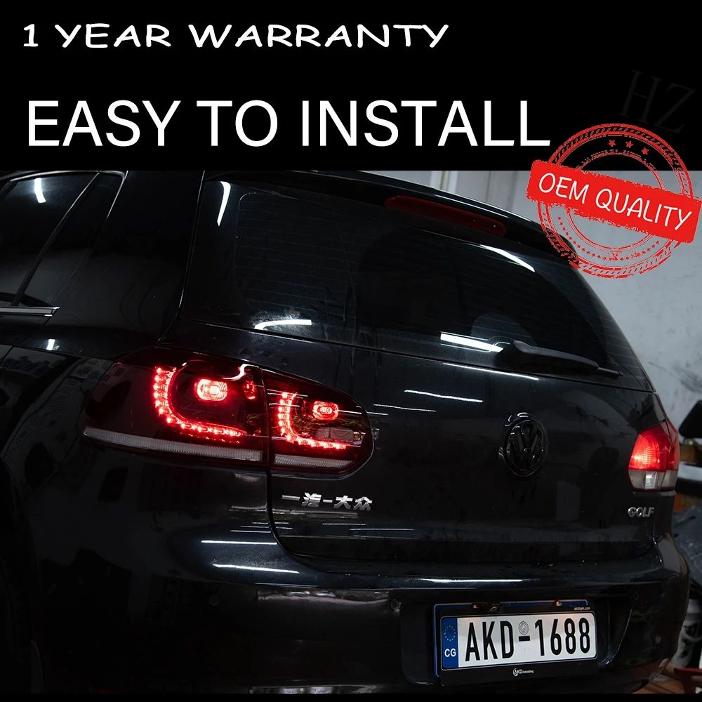 Задний фонарь для VW Golf 6 2009-2012 R20 MK6 автомобильные товары Светодиодные