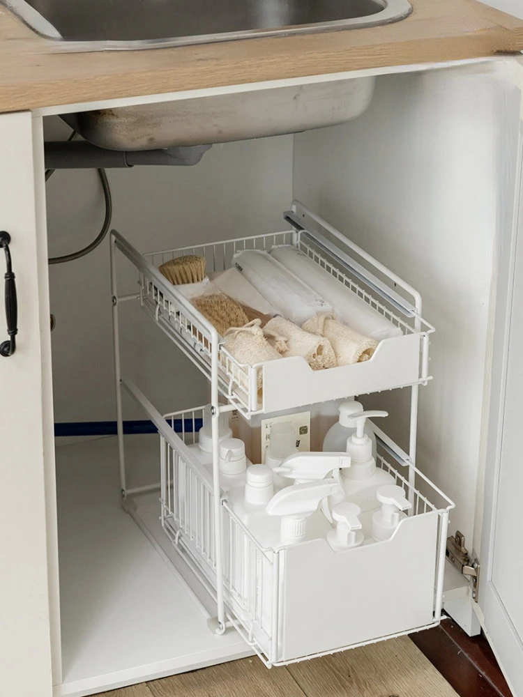 yj Кухонный шкаф для приправ полка раковины стеллаж хранения напольная