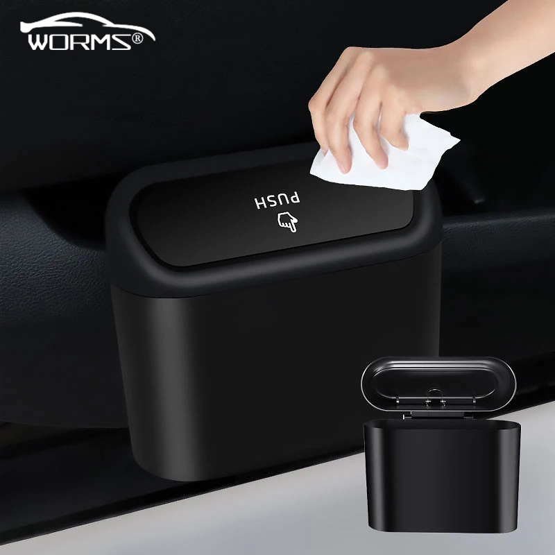 Автомобильная корзина для мусора подвесная коробка хранения и пыли