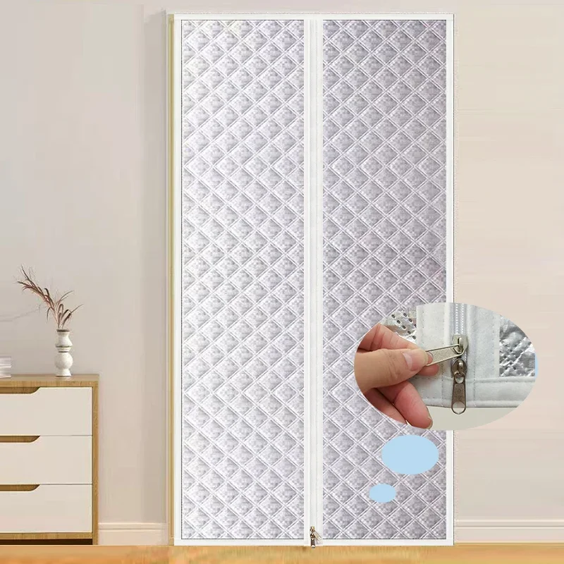 Теплые ветрозащитные шторы с молнией