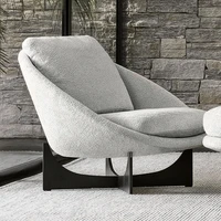 italian minimalist fabric sofa chair lido new modern simple creative living room single sofa chair