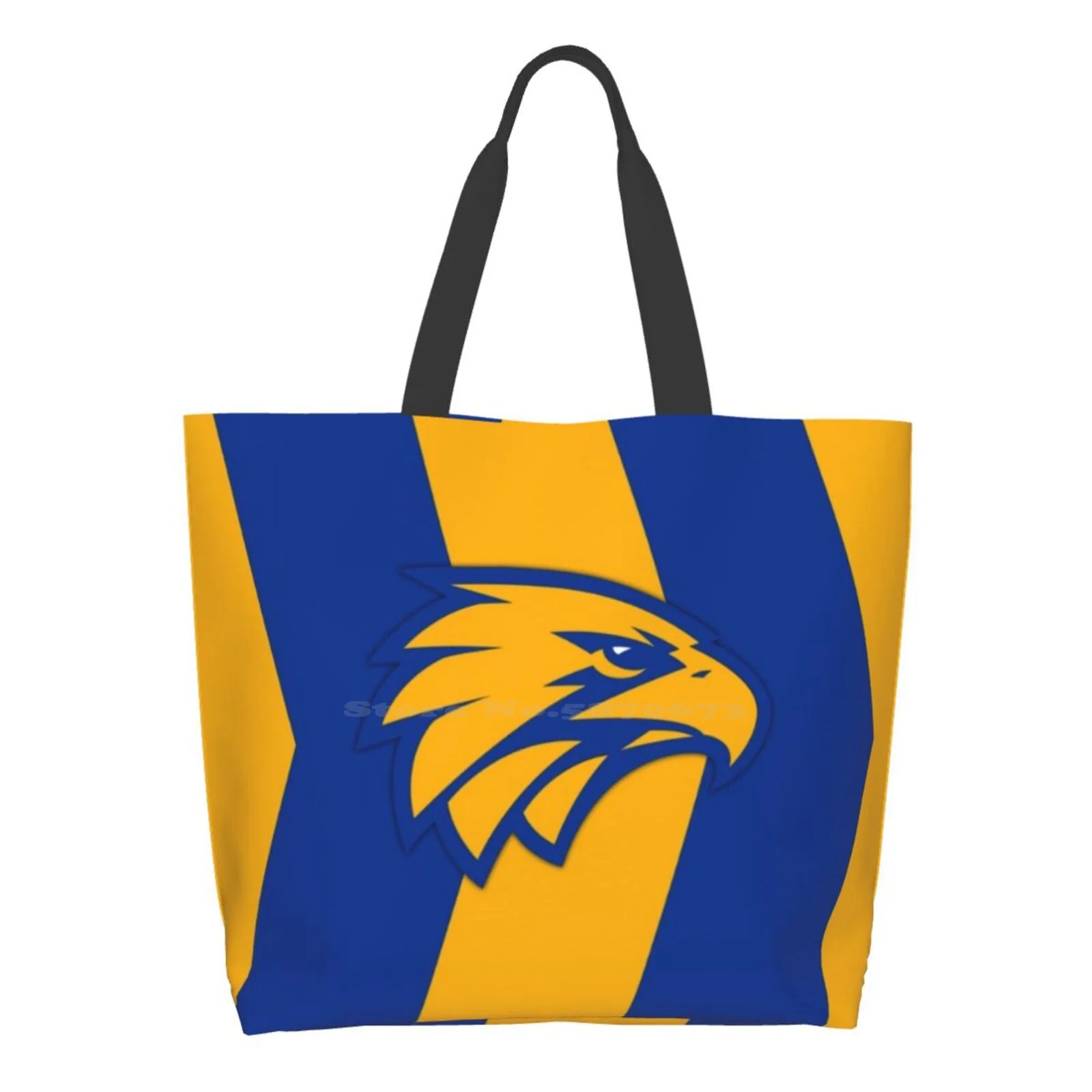 

West Coast Afl австралийский футбол большая многоразовая складная сумка для покупок западное побережье Австралия австралийская африканская