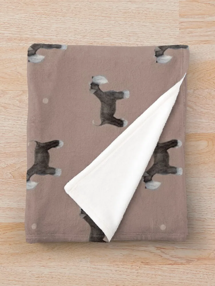 Боковое покрытие Шнауцер Повторительный узор Гриб Розовое одеяло Термальные