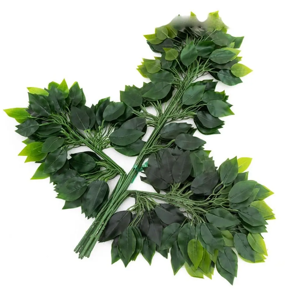 Искусственные листья деревьев банана искусственные шелковые ветки цветы гинкго