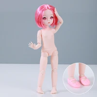 new 12 inch 30cm doll 21 movable joints 16 bjd makeup dress up cute color 3d anime two dimensional eyes dolls toys for girls