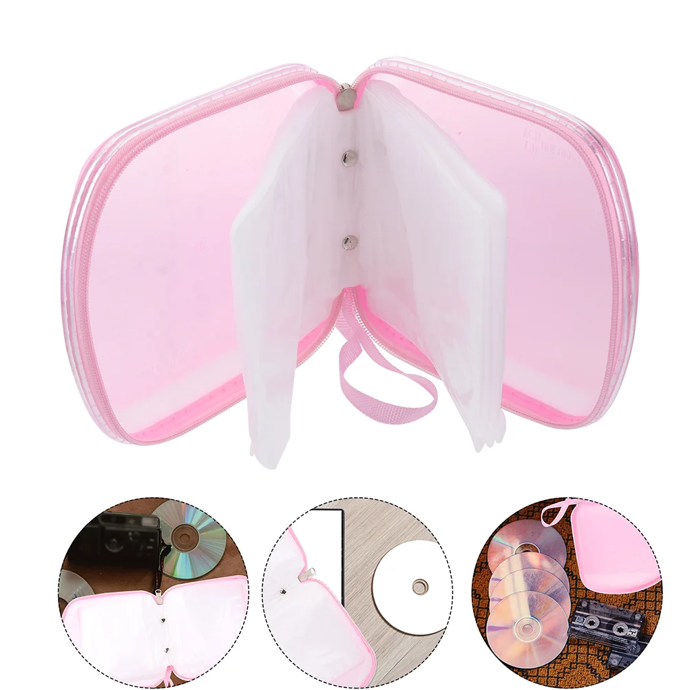 

Case Pouch Storage Carholder Organizerzipper Wallet Carrying Holders Casesdisc