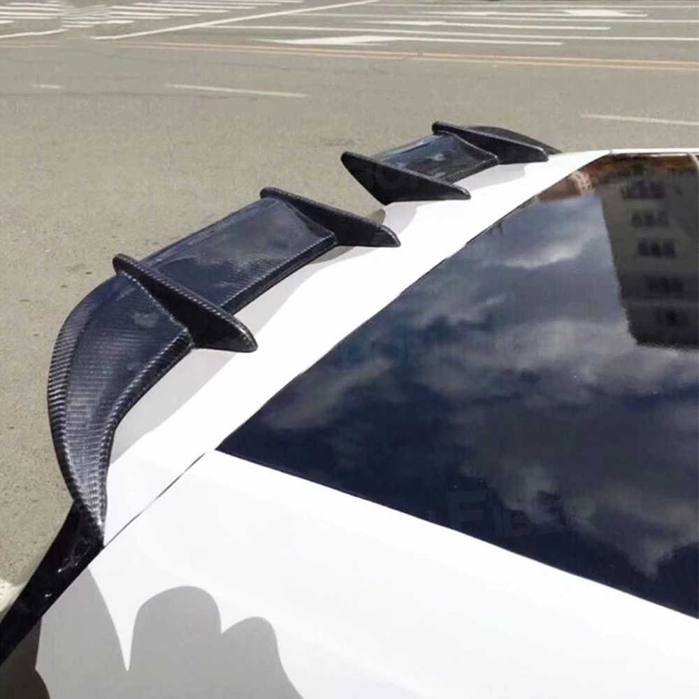 2 шт./компл. задний спойлер багажника из углеродного волокна крыло для Volkswagen VW Golf 7