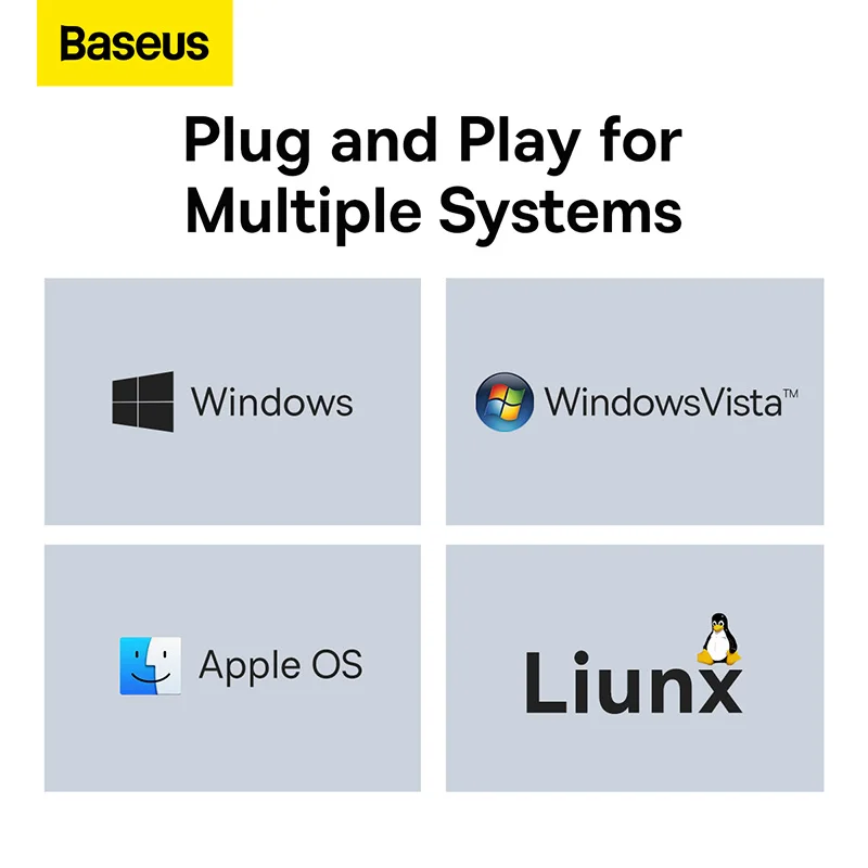 USB-концентратор Baseus с разъемами USB Type-C и HDMI RJ45 3 0 PD 100 Вт |
