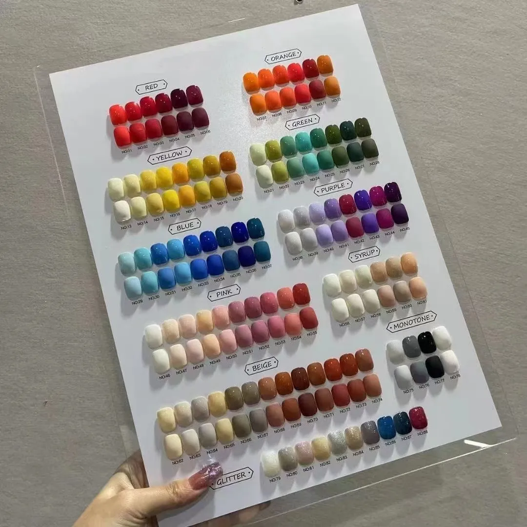 

Лак для ногтей 2022 Новый Радужный 88 цветов фототерапия долговечная сетка красный популярный цвет магазин ногтей специальный набор