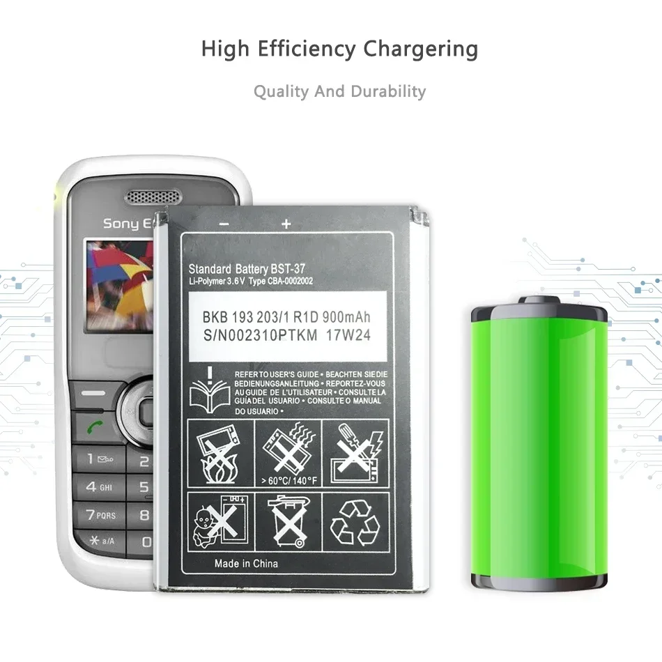 Мобильный аккумулятор BST-37 для Sony Ericsson K750 D750i K758C S600C V600 V600i W550C W550I W600 W600c W700 W710 W710C W800