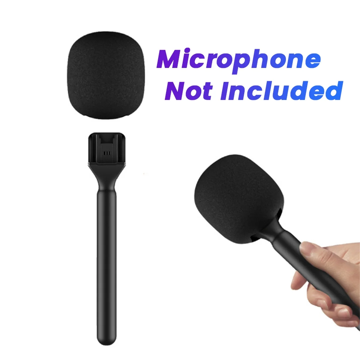 Фото Ручной беспроводной микрофон HTX, ручной микрофон для DJI Mic/Moma/Rode Go/Relacart, A №2