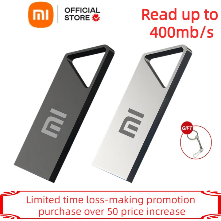 Mijia Xiaomi USB Type C 3.2 Pendrive 2TB Pen Drive 1TB Flash 180Mb/s Key Memory Stick для DELL Samsung PC Tablet