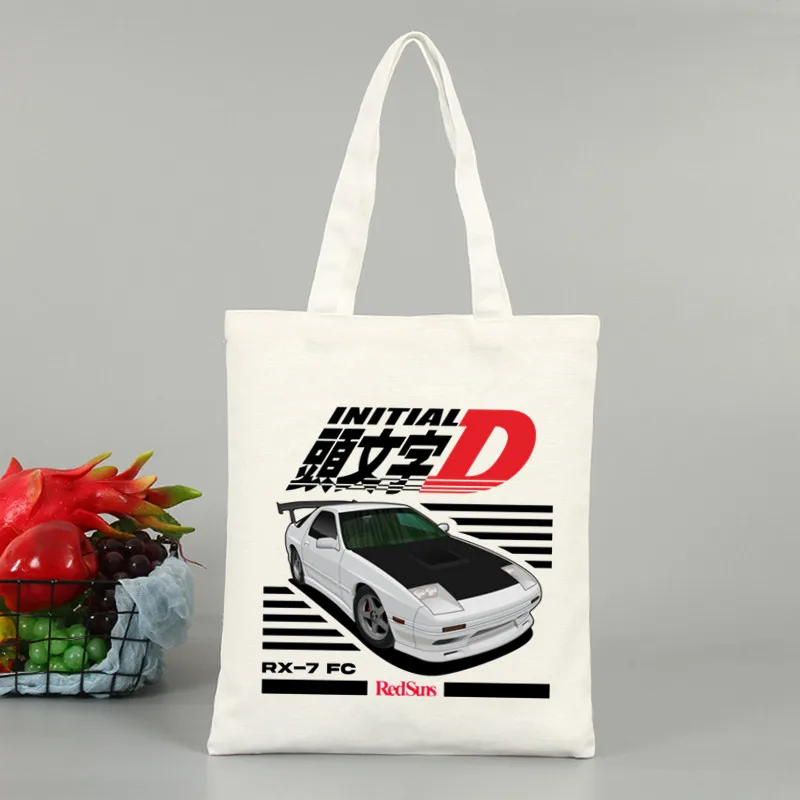 

Японский автомобиль JDM, японская ностальгическая графическая сумка для покупок, сумки для покупок, многоразовые сумки для покупок