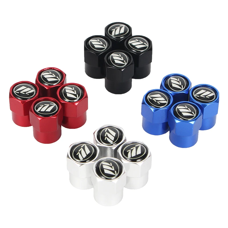 

New 4PCS Auto Wheel Tire Valve Stem Caps Cover For Lifan X60 X50 Solano 520 620 320 125CC Accessories