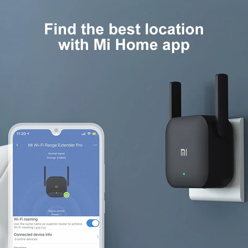 Оригинальный Wi-Fi-усилитель Xiaomi Pro Router 300M 2 4G ретранслятор Mi беспроводной сетевой