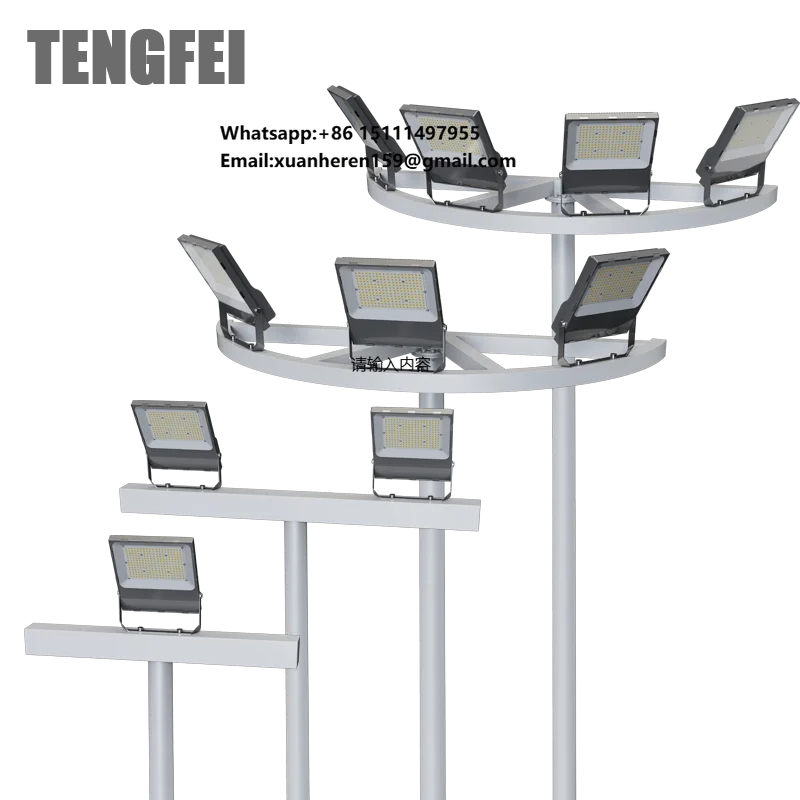 Фото Профессиональные 3D-симуляторы для тестирования высоких опорных светильников Tengfei по заводской цене для футбольных полей и спортивных залов №1
