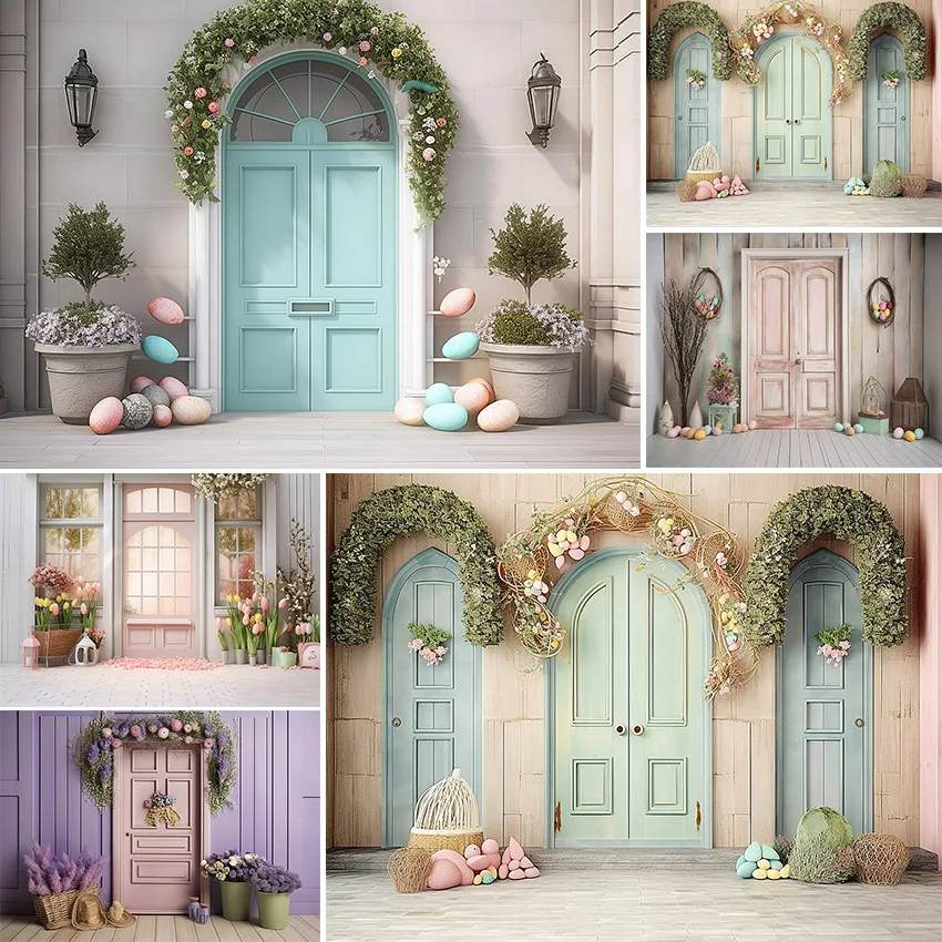 

Avezano Spring Easter Photography Background Interior Baby Shower Children Portrait Photo Backdrop Photobooth Props Photocall