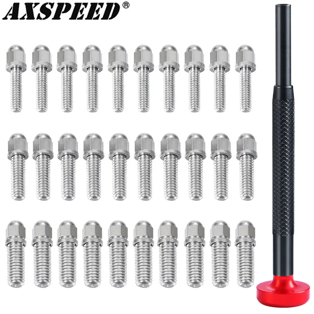 AXSPEED 10 шт. винты с шаровой головкой с комплектом инструментов для ремонта M2X11 M2.5X11 M3X11 для 1:10 радиоуправляемой модели автомобиля Багги грузовика запасные части