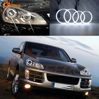 for porsche cayenne 957 9pa 2007 2008 2009 2010 excellent ultra bright ccfl angel eyes halo rings kit light car accessories