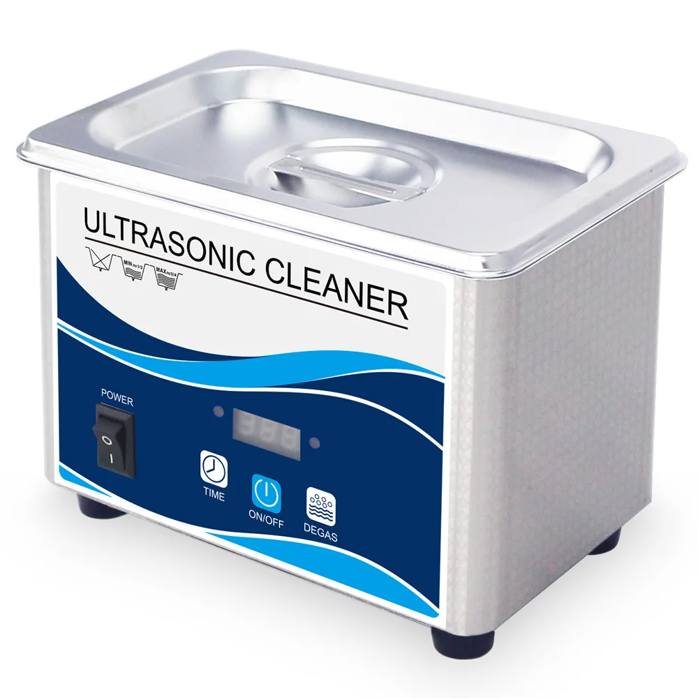 

Digital Ultrasonic cleaner 60W Sonicator bath 40Khz degas for gold sliver Jewelry glasses jade necklace oxides rust oil washer