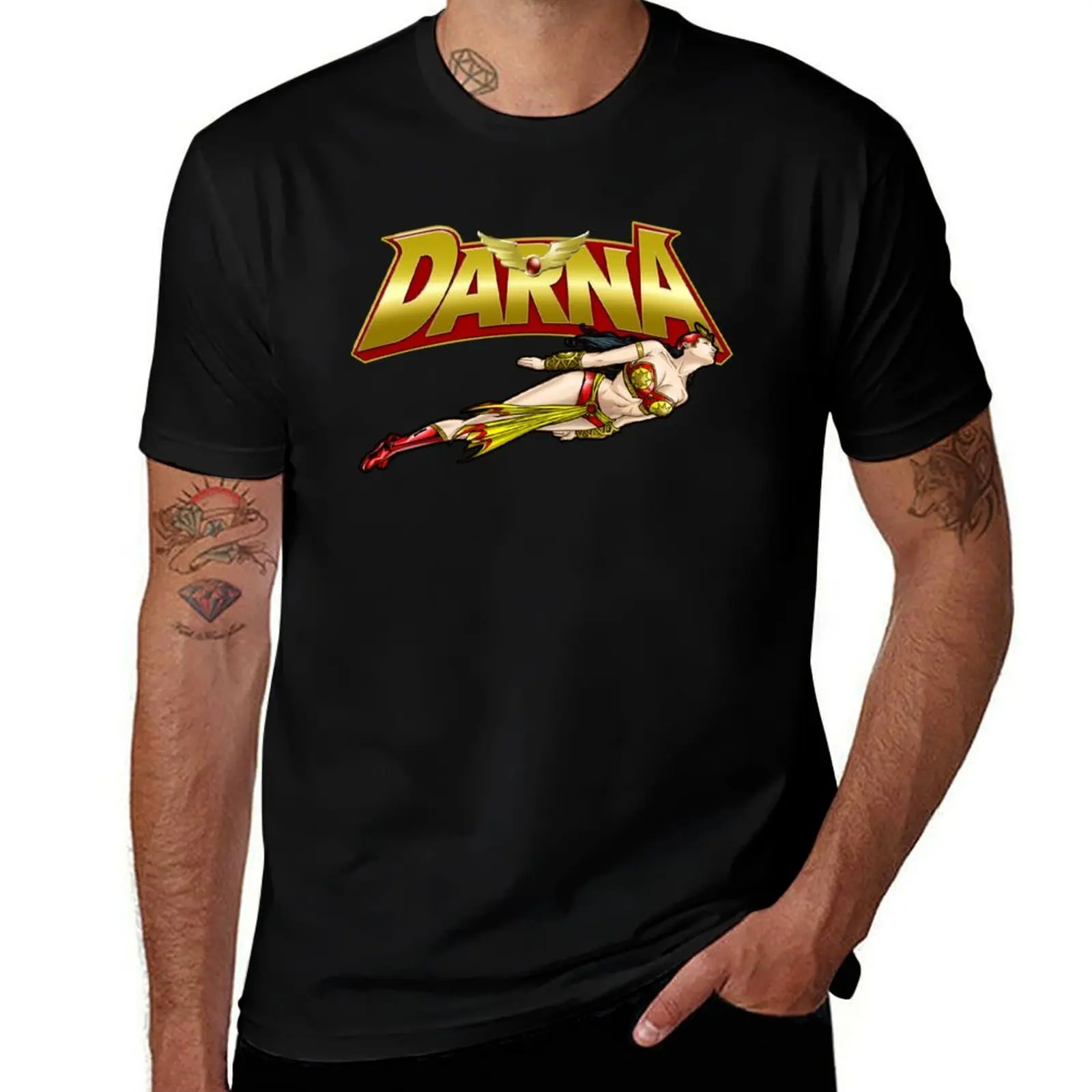 Фото Футболка Darna Flight с повседневным графическим принтом №1