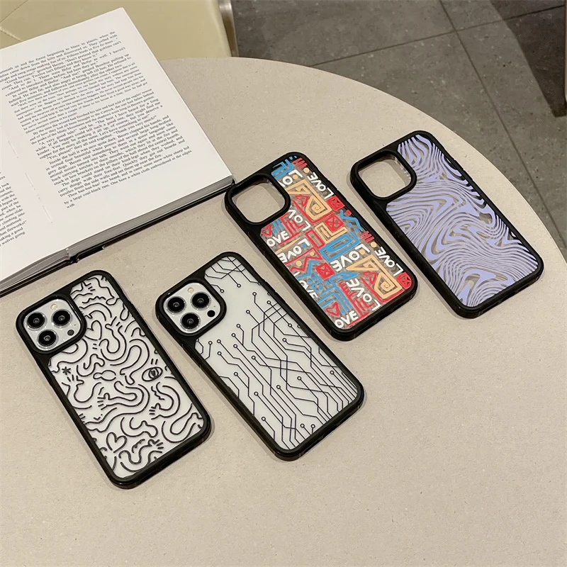 Армированный чехол для телефона Artist Sense черный iPhone 15 13 Mini 14Pro 11 12 Xs Max XR 7/8 Plus SE2