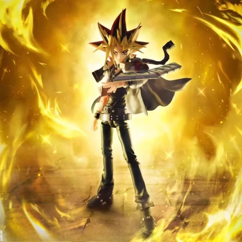 Bandai в наличии: S.H.Figuarts Оригинальный аниме-персонаж Ями Юги из Yu-Gi-Oh! Фигурки Duel Monsters: коллекционные модели из ПВХ, подарок DT (art.: 3920d89e1d63d) - 3920d89e1d63d