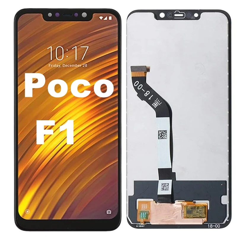 

6.18” LCD For Xiaomi poco F1 PocoF1 Touch Screen Replacement Digitizer Display Assembly for xiaomi mi Pocophone F1 PocophoneF1
