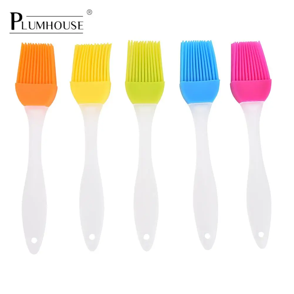 

Silicone Oil Brush Grill Brush Chef Brush Pastry Oil Cooking Smear BBQ Brush Tool Home Party Baking Pan Oil Brush Kitchen Brush