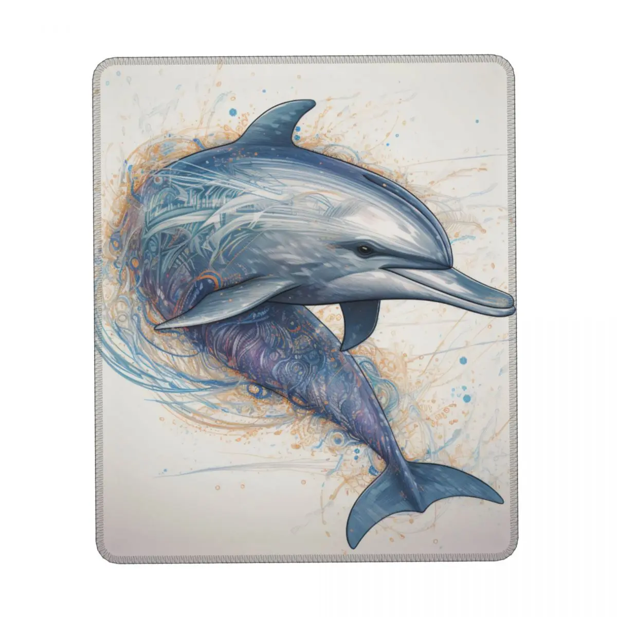 

Dolphin Vertical Print Mouse Pad Realistic Cartoon Rubber Office Mousepad Anti-Slip Aesthetic Custom Mouse Pads