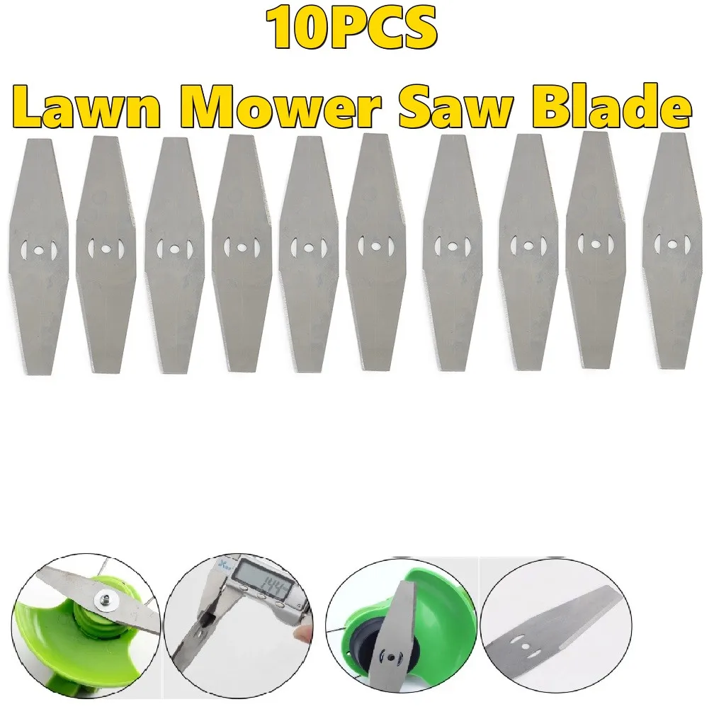 

Mower Lawn 5/10x Fittings Trimmer Grass Replacement Parts Garden Tools Blades Head Saw 150mm String Replacement Power Metal Home