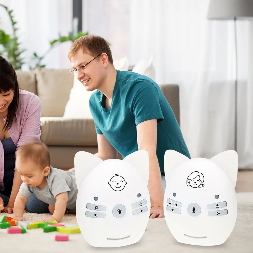 

Милая Беспроводная радионяня, сигнализация плача, Двухсторонняя аудиосвязь, мини электронная безопасность