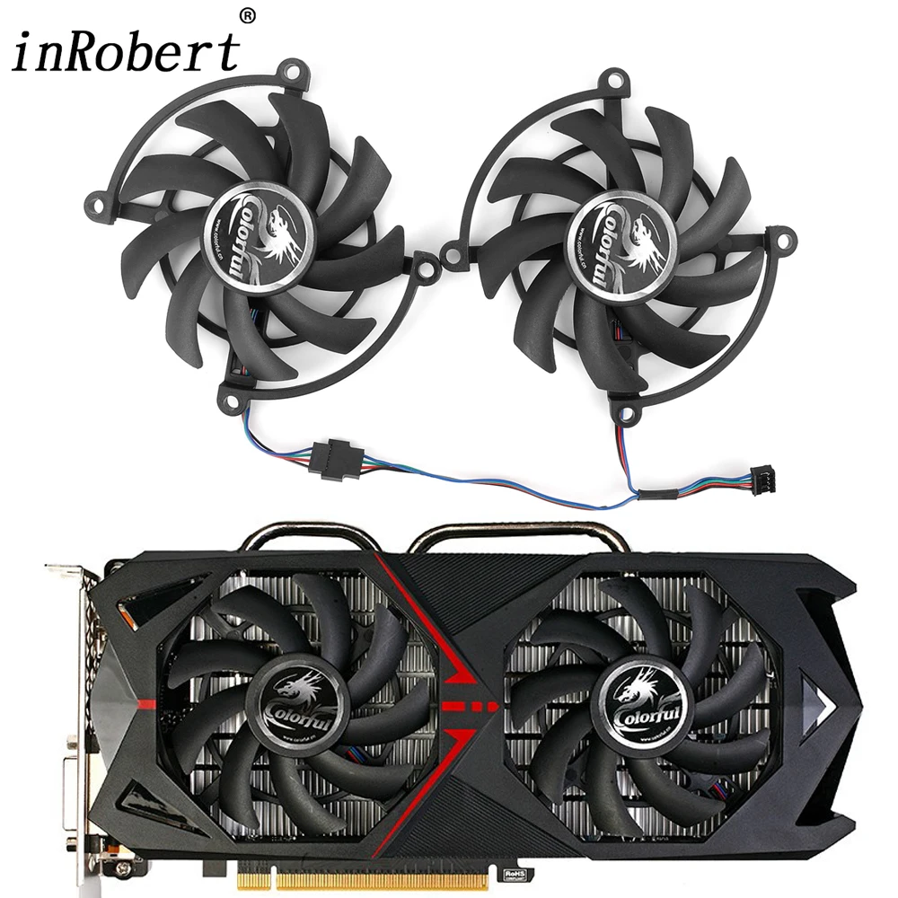 

New 85MM Cooler Fan Replacement For Colorful GeForce GTX1070 1060 GTX1070 GTX1060 Graphics Video Card Cooling Fans