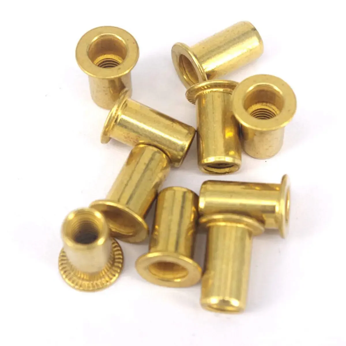

10 шт., медная заклепочная гайка с плоской головкой M4 M5 M6